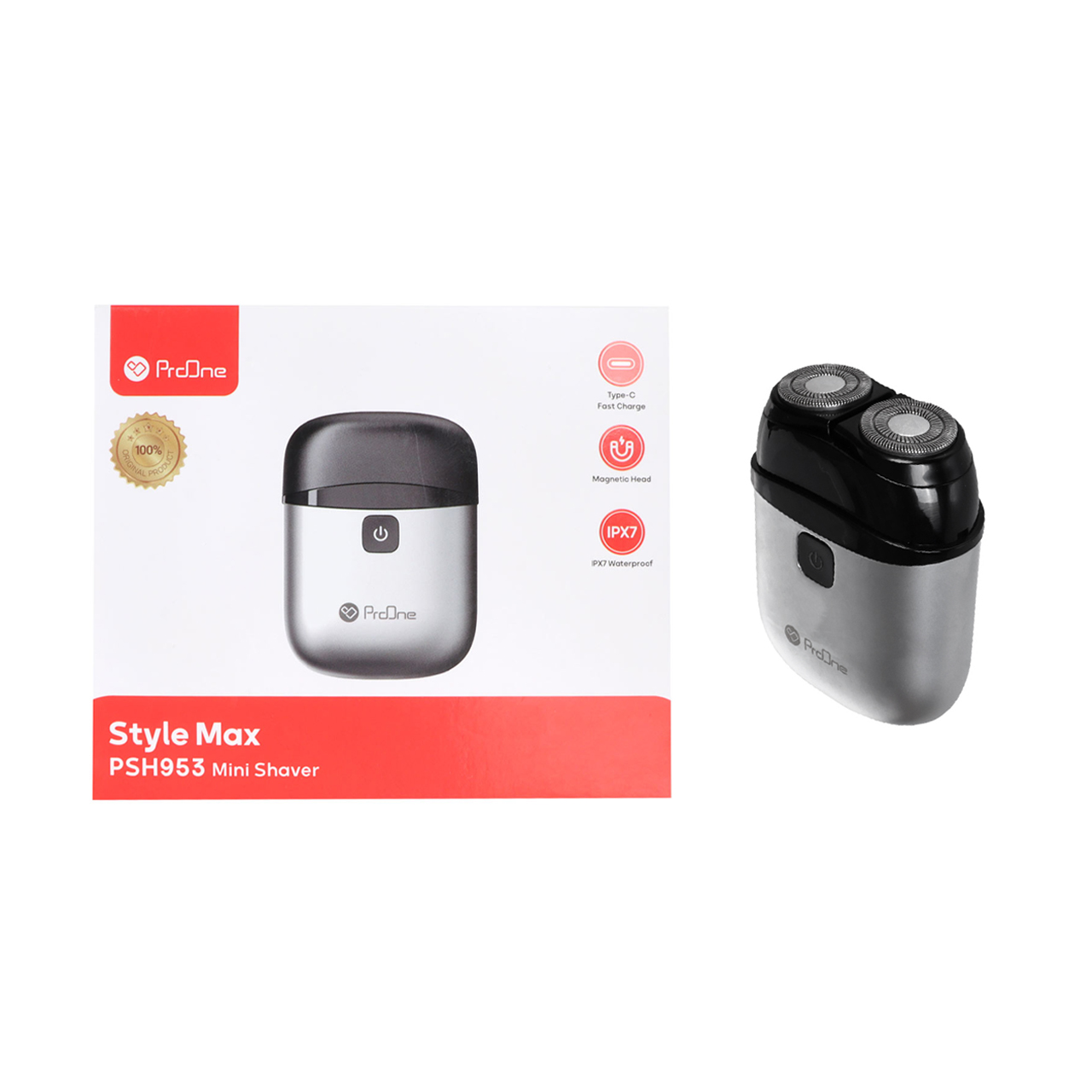 ماشین ریش تراش ProOne مدل PSH953 - مشکی نقره ای